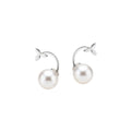 Silver Grape Earstud
