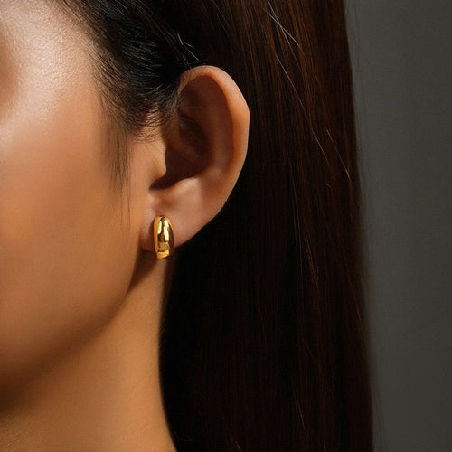 C-Hoop Earring