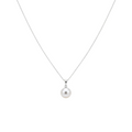 Light Bulb Necklace Silver