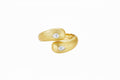 Moissanite Twist Ring (Frosted)