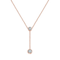 Y Necklace with Zircon
