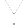 Y Necklace with Zircon