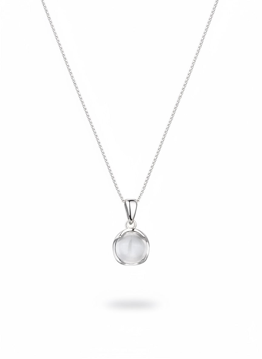 Fine Necklace with Stone Pendant