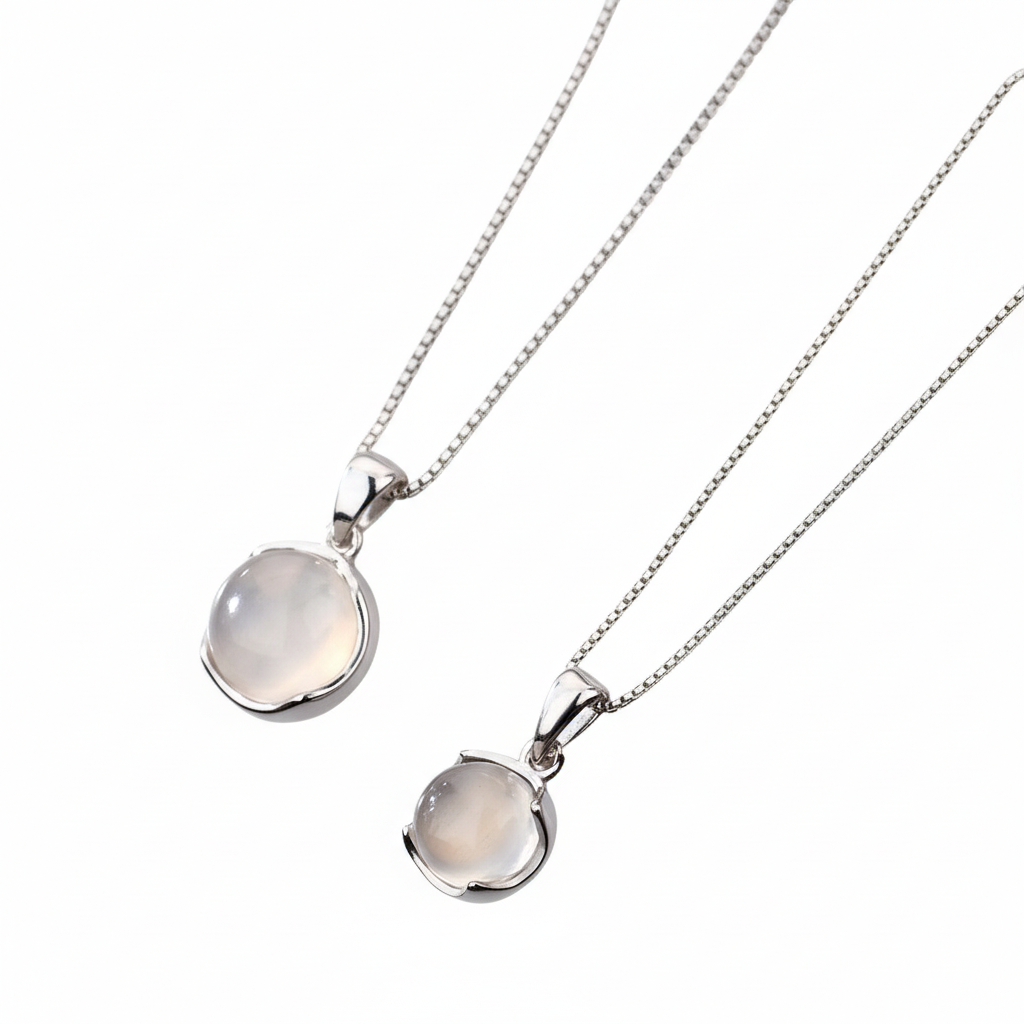 Fine Necklace with Stone Pendant