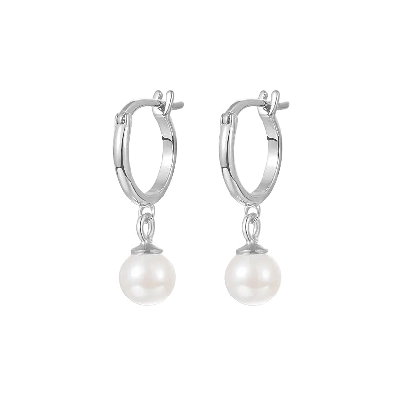 Angelic Glow Crystal Hoop Earrings