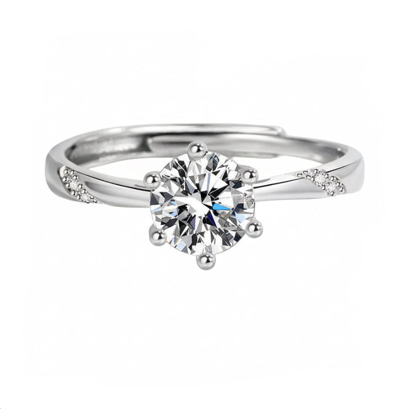 Adjustable Zircon ring